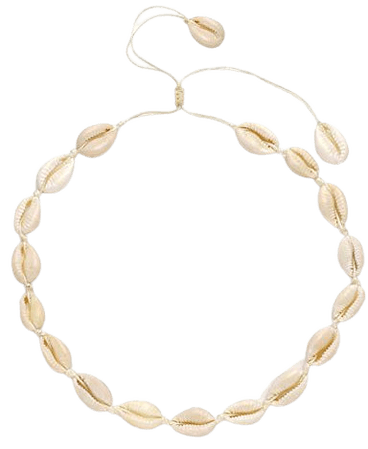 CENAPOG Cowrie Shell Choker Necklace for Women Boho Shell Pendant Necklace Corded Seashell Necklace Cowry Collar Necklace Handmade Shell Beach Jewelry for Summer