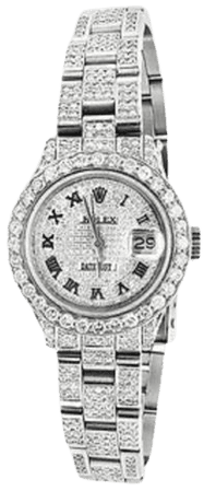 platinum full diamond Rolex