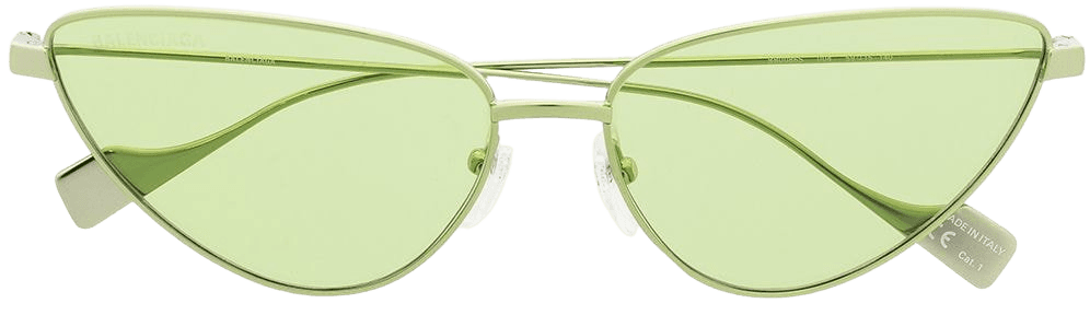 Balenciaga Eyewear cat eye sunglasses green BB0086S - Farfetch