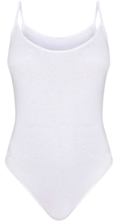 Basic White Bodysuit | Tops | PrettyLittleThing