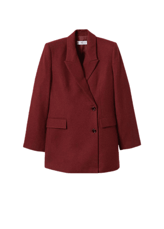 Woolen wrap blazer - Women | Mango USA