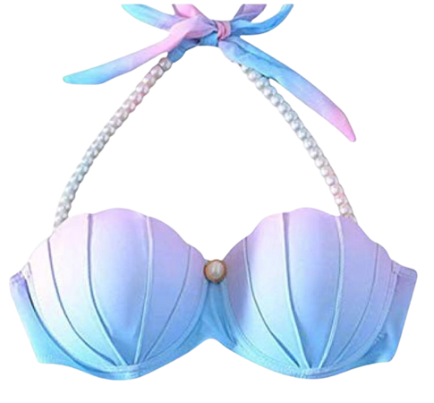 mermaid bikini top