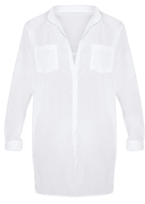 White Shirt Dress - Dresses - PrettylittleThing | PrettyLittleThing