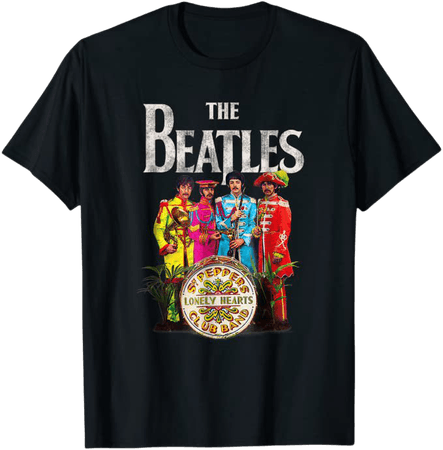 Amazon.com: The Beatles Lonely Hearts Sergeant T-shirt: Clothing
