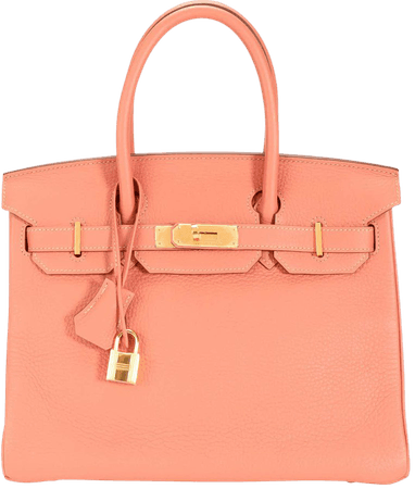 Hermès Rosy Clémence Birkin 30 GHW