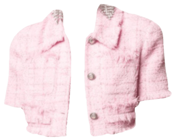 pink cardigan