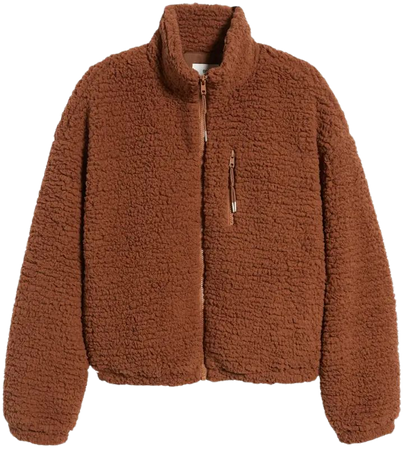 BP. High Pile Fleece Zip-Up Jacket | Nordstrom