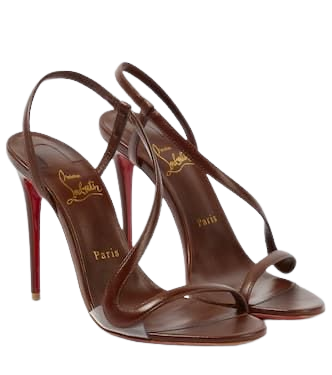brown vintage louboutin heels
