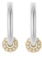 Ara Sterling Silver, 18k Yellow Gold Diamonds Earrings By Spinelli Kilcollin | Moda Operandi