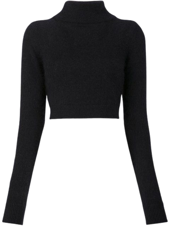 Balmain Cropped Turtleneck Sweater - Farfetch