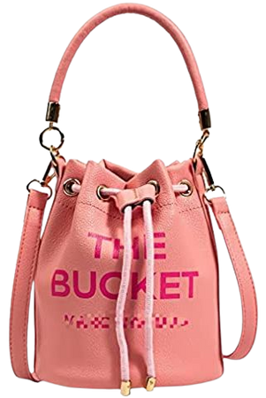 Velvet Bucket Cross body Bags for Women Drawstring Designer Shoulder Handbags Purses (Pink): Handbags: Amazon.com