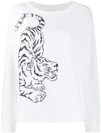 Juvia tiger print top