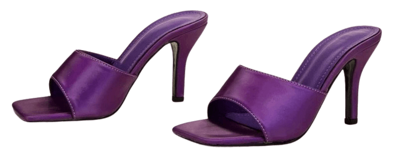 purple mules