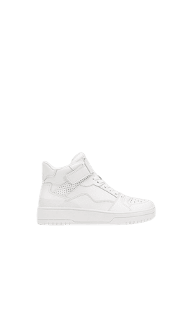 White high-top trainers - Women's Just in | Stradivarius United States