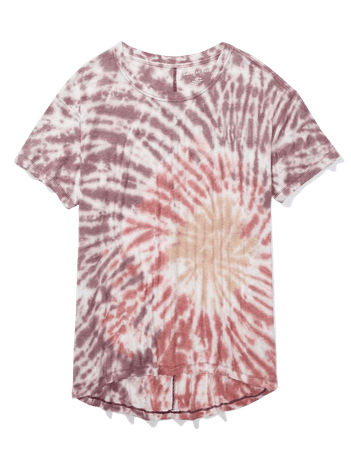 AE Soft & Sexy Tie-Dye Crew Neck T-Shirt
