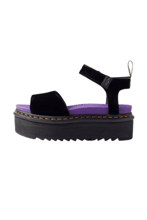 Dr. Martens X X-girl Velvet Platform Sandal | Urban Outfitters