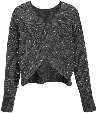 Embellished Twist Sweater | Express