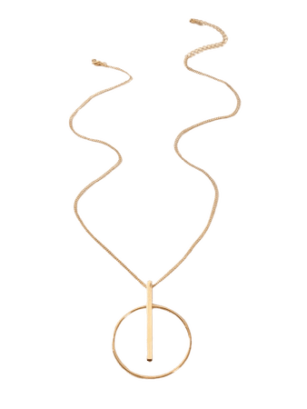 Round Charm Necklace | SHEIN USA