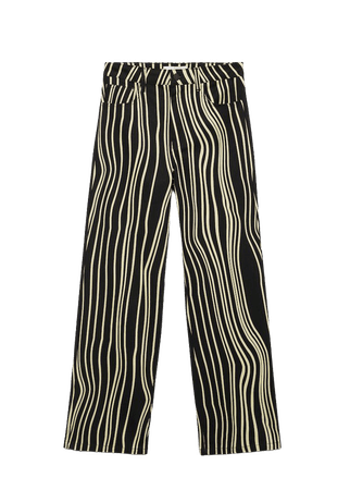 Stripes printed trousers - Women | Mango USA