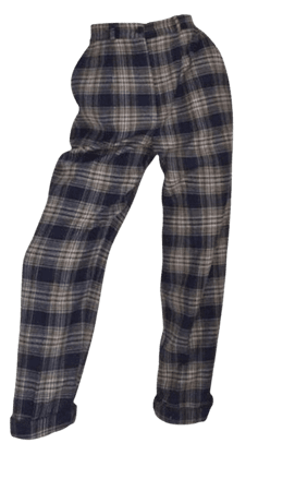 grunge plaid vintage 90s nineties checkered cuffed pants jeans