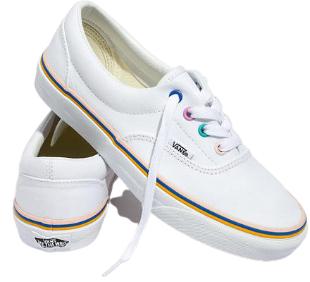 Madewell x Vans® Unisex Era Sneakers with Rainbow Grommets