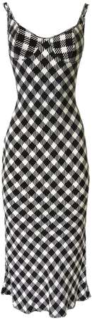 1995 Christian Dior by Gianfranco Ferre Runway Graphic B&W Dress | Shrimpton Couture