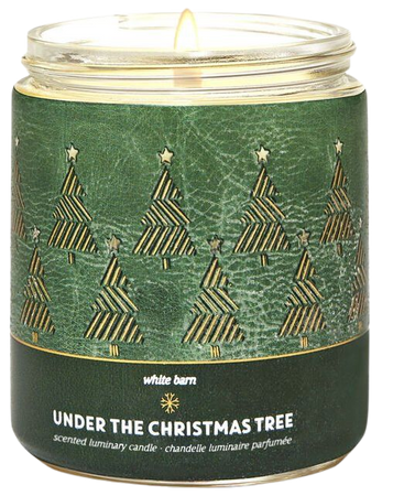 Under the Christmas Tree Single Wick Candle - White Barn | Bath & Body Works