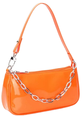 neon orange bag