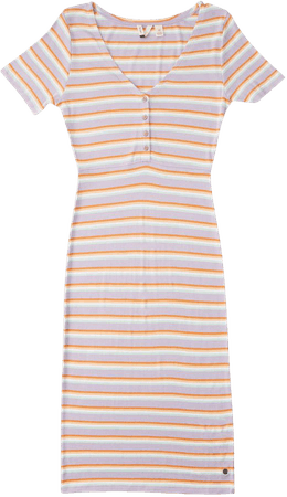 Roxy Bring It On Stripe Rib Dress | Nordstrom
