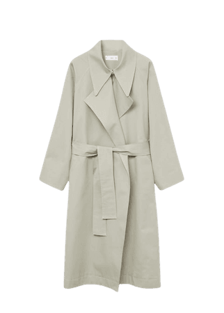 Oversize water-repellent trench coat - Women | Mango United Kingdom