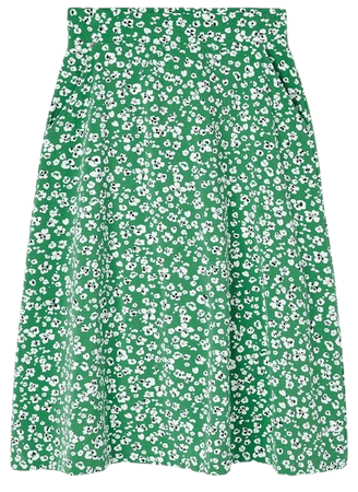 Eden print null Jersey Midi Skirt , Size US 6 | Joules US