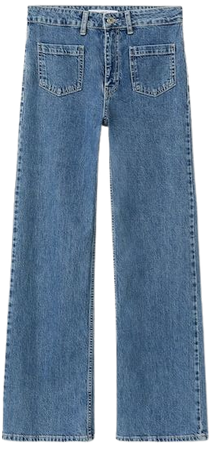 Wide-leg jeans with pockets - Women | Mango USA
