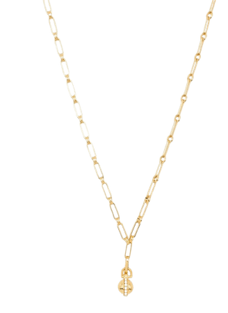 Missoma Aegis chain pavé sphere pendant necklace - FARFETCH
