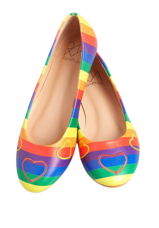 Prism of My Hearts rainbow Ballet Flat Multi | ModCloth