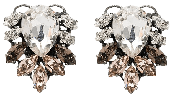 Anton Heunis silver-tone Crystal Earrings - Farfetch