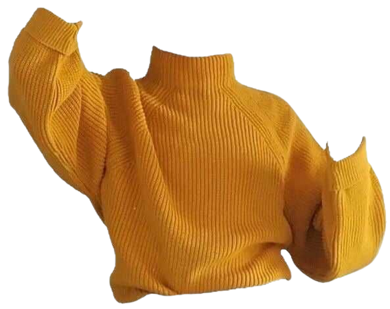 Yellow Turtle Neck Sweater