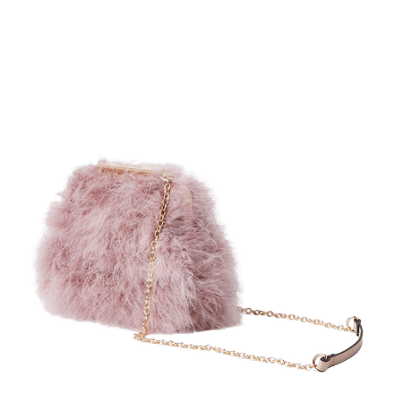 river-island-pink-Pink-Feather-Clutch-Chain-Bag.jpeg (2400×2400)