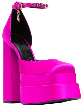 Versace Medusa Head Charm Platform Sandals - Farfetch