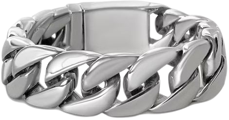 Buy Silver Chunky Chain Bracelet by Anisa Sojka - Bracelets | Seezona