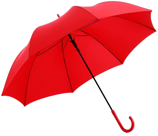 Amazon.com: RUMBRELLA Red UV Stick Umbrella Auto Open UPF 50+ with J Hook Handle 50IN: Clothing