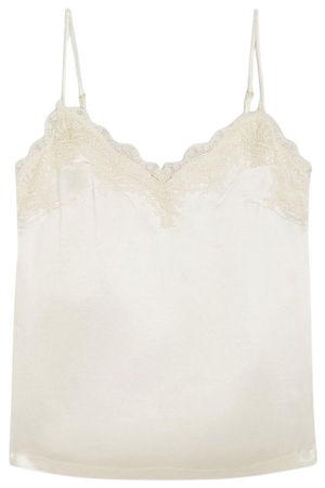 Satin Lace Woven Camisole | Karen Millen