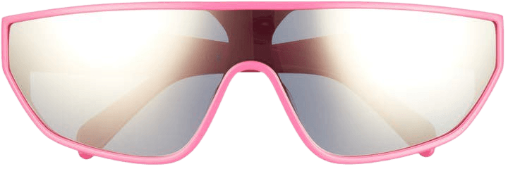 CELINE 54mm Rectangular Shield Sunglasses | Nordstrom