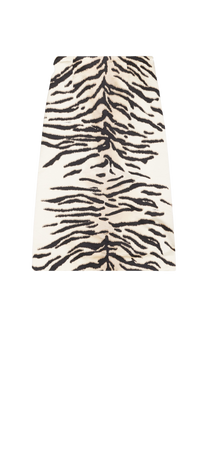 celine animal print skirt