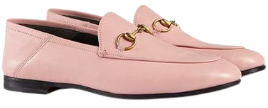 Gucci Pink Brixton Leather Loafers - Farfetch