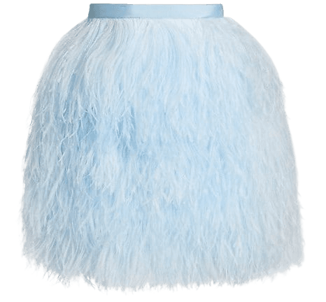 Shop Brandon Maxwell Feather Mini Skirt | Saks Fifth Avenue