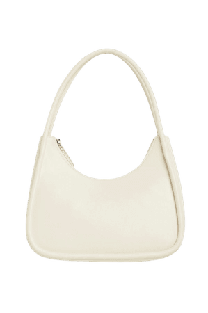 Double strap hand bag - Cream - Bags - Monki WW
