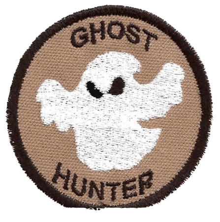 Ghost Hunter Geek Merit Badge Patch | Etsy