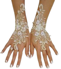 lace gloves gold - Google Search