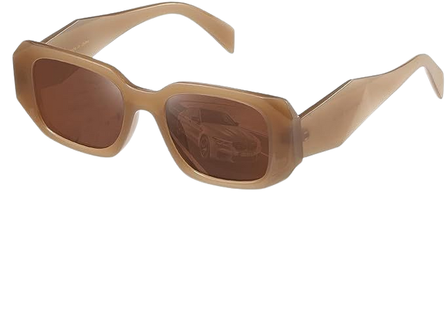 Amazon.com: MASDUN Y2k Sunglasses Women and Men Square Trendy Show shades Retro fashion vogue UV Protection sunglasses (Jade color) : Clothing, Shoes & Jewelry
