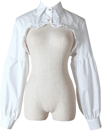 Elegtiskas Detachable Dickey Blouse False Collar Half Shirt Blouse Collar Crop Top at Amazon Women’s Clothing store